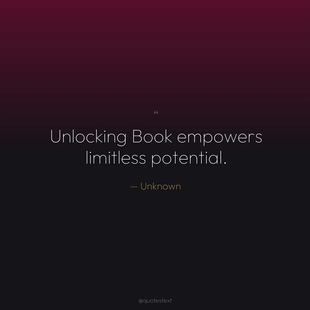 Unlocking Book empowers limitless potential.