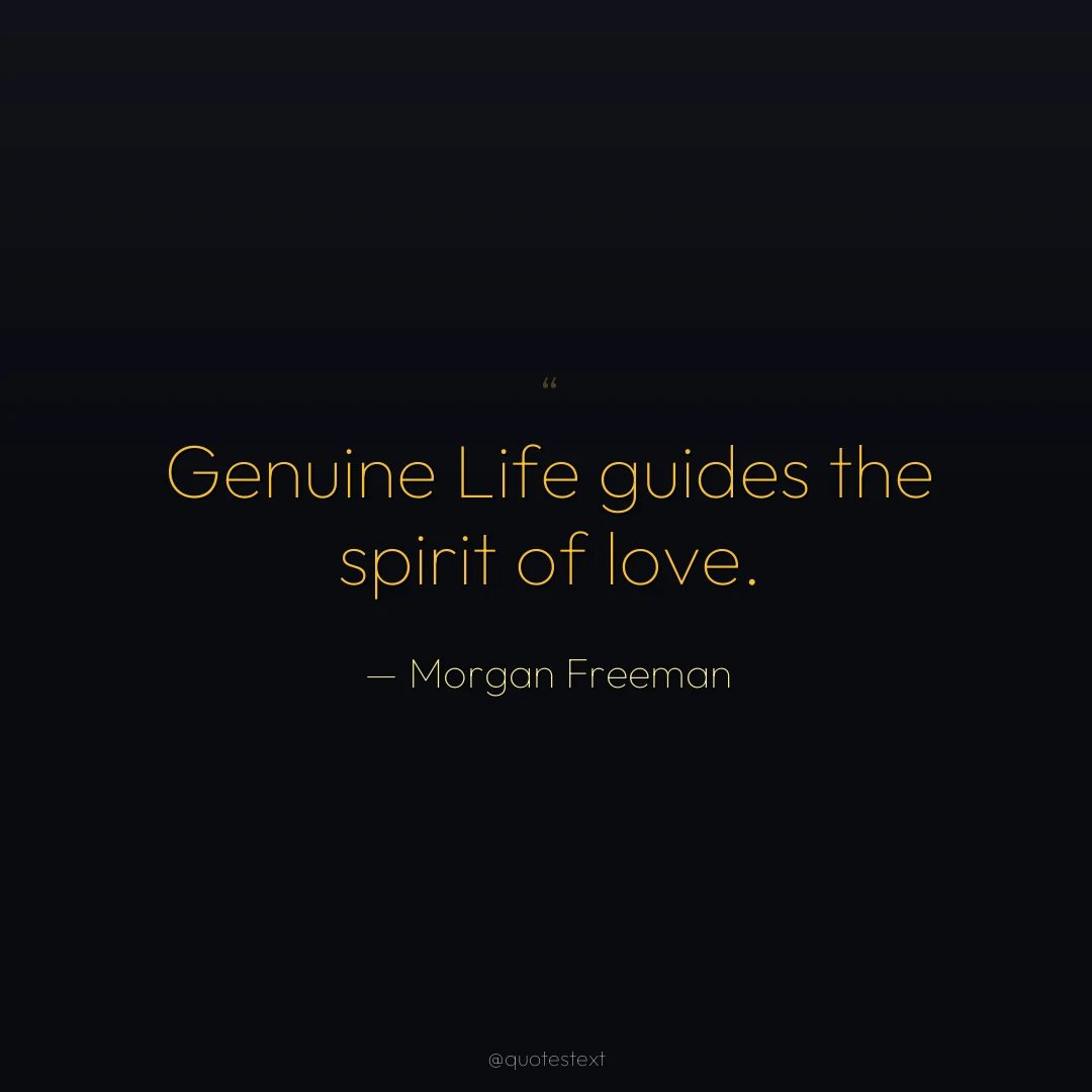 Genuine Life guides the spirit of love.
