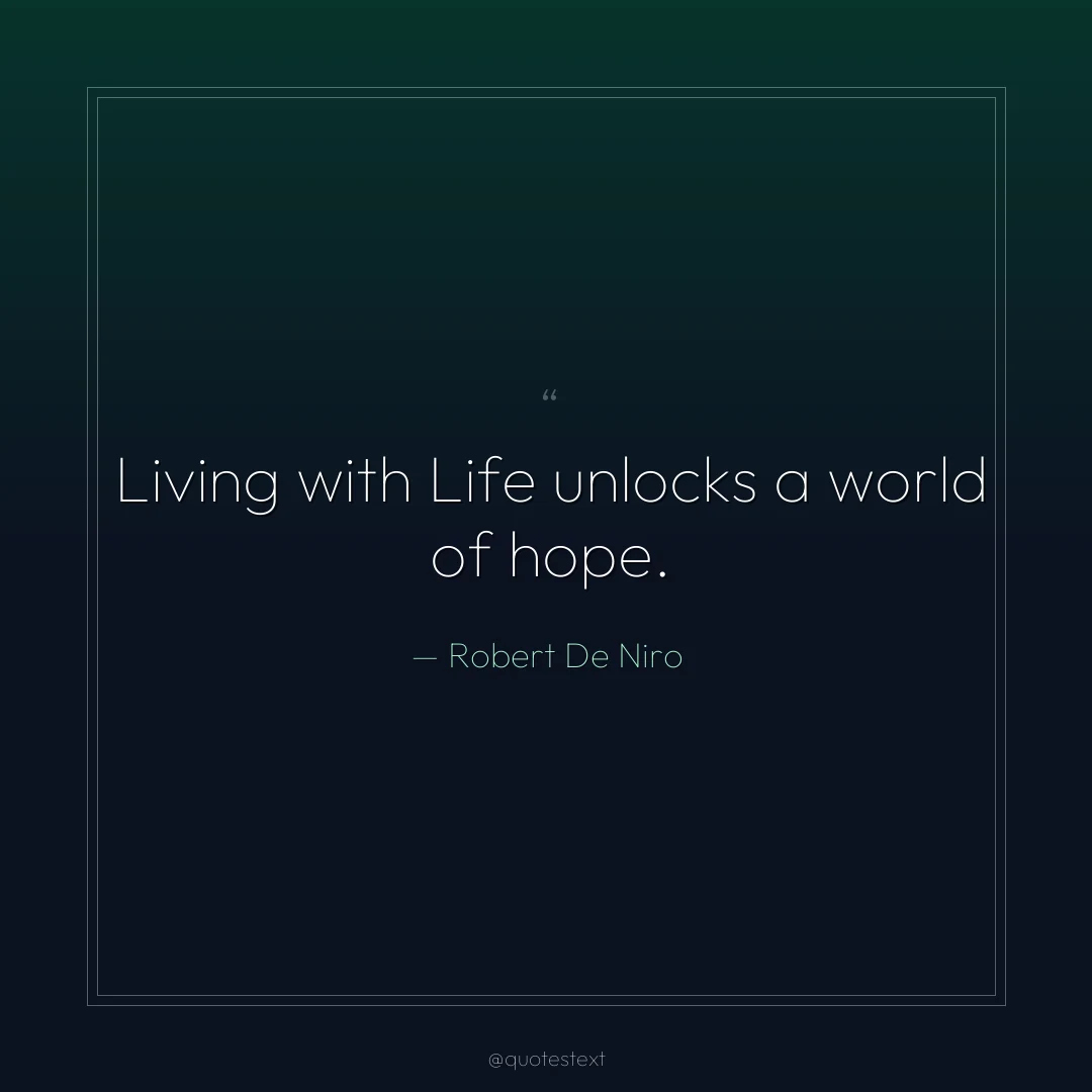 Living with Life unlocks a world of hope.