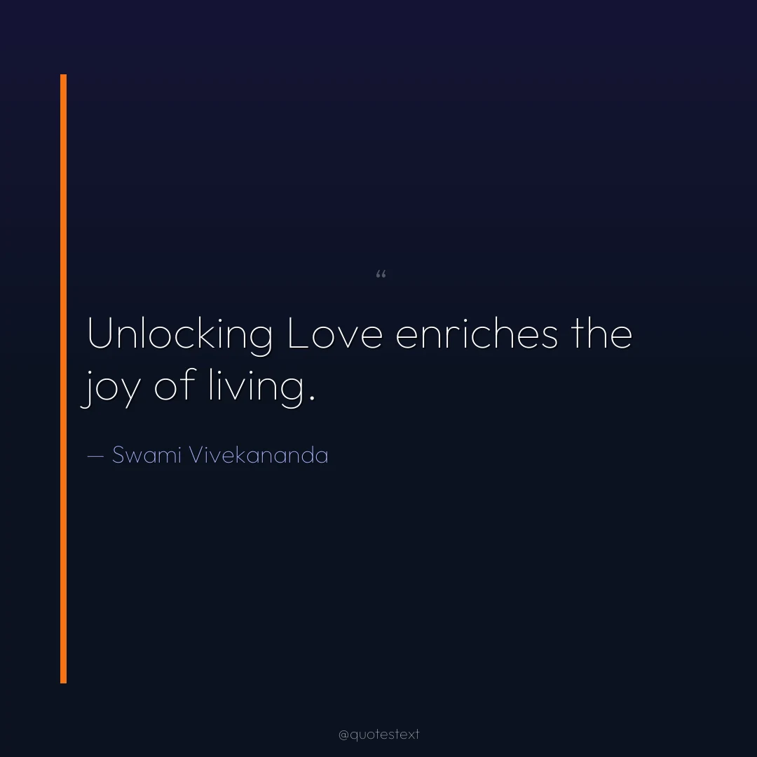 Unlocking Love enriches the joy of living.