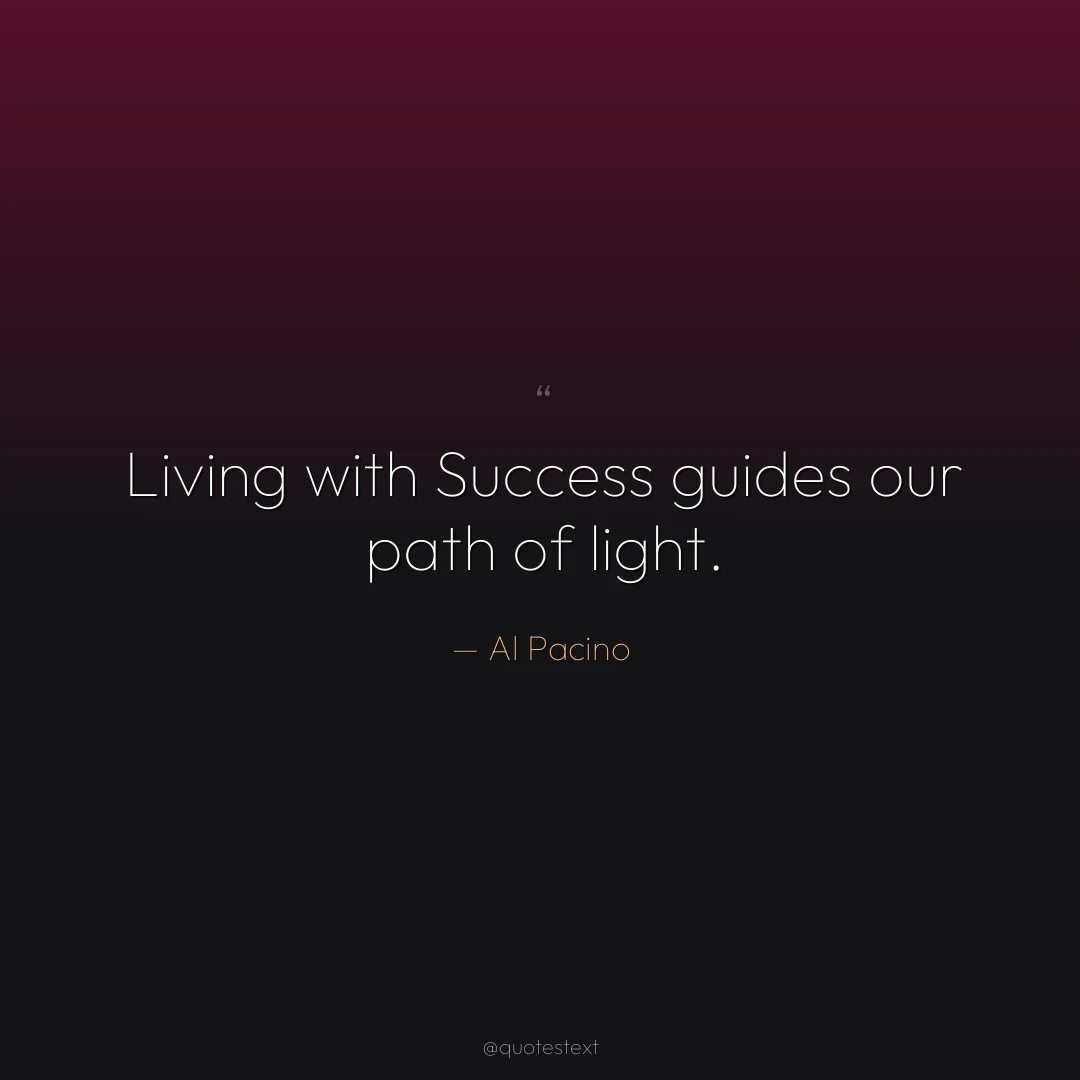 Living with Success guides our path of light.